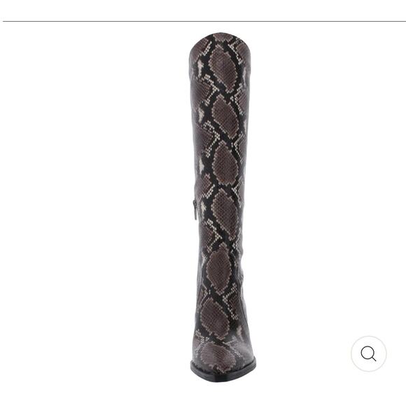 Vince Camuto Gravana Snakeskin Knee High Boots - 5 1/2 M - Picture 3 of 12
